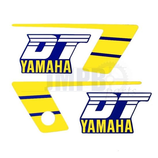 Stickerset Yamaha DT50MX Yellow/Blue