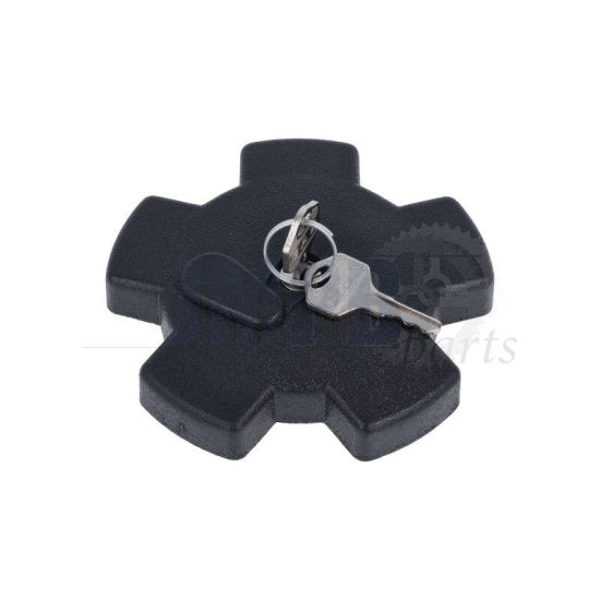 Tank cap Star with lock Black