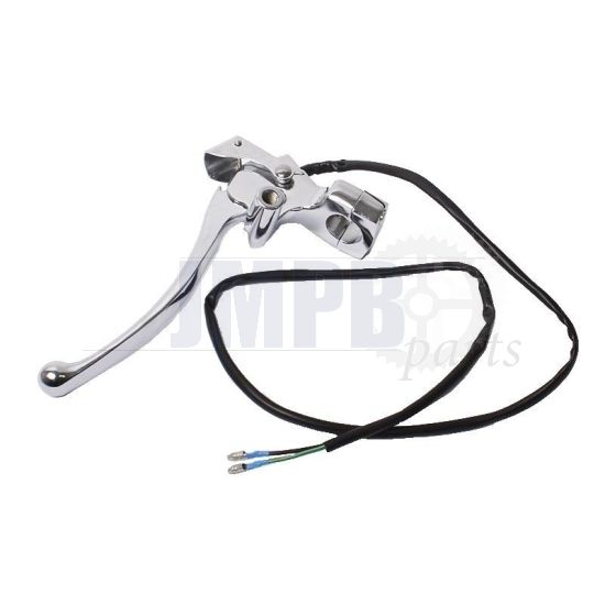Brake / Clutch Handle Left Chrome - 25.4MM