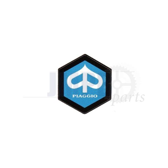 Sticker Piaggio Logo Hexagon Small 22MM