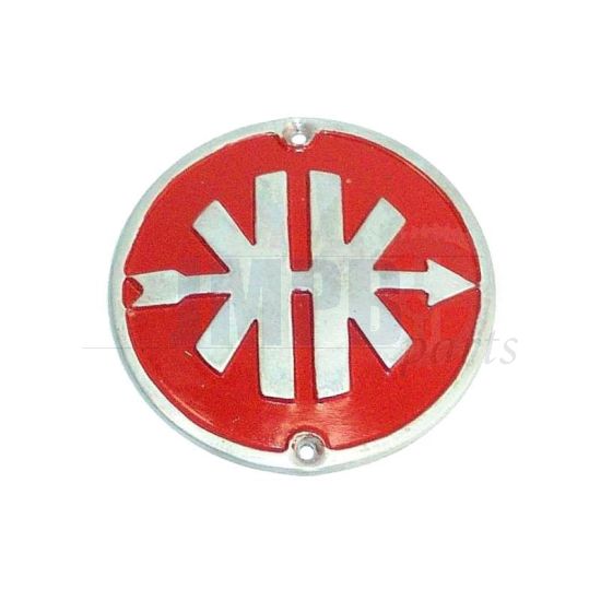 Emblem Leg Shield Kreidler Egg-Tank Red