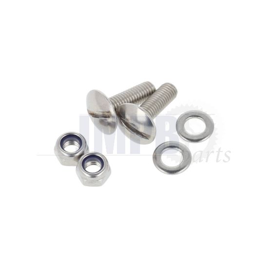 Mounting set License plate holder SS