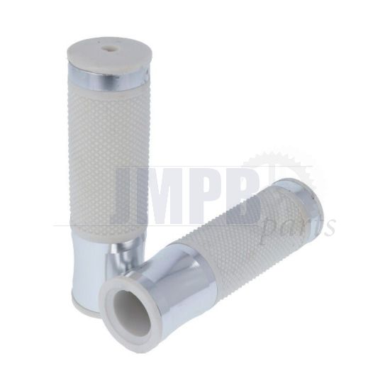Handle Grips CNC White - Alu