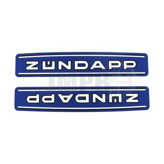 Tank stickers Zundapp 529 Short Track Blue