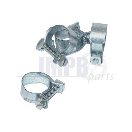 Hose clamp Mini Galvanized 15-17MM