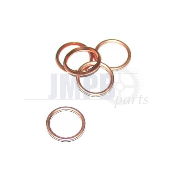 Copper ring filled 14X18X2MM Din 7603C