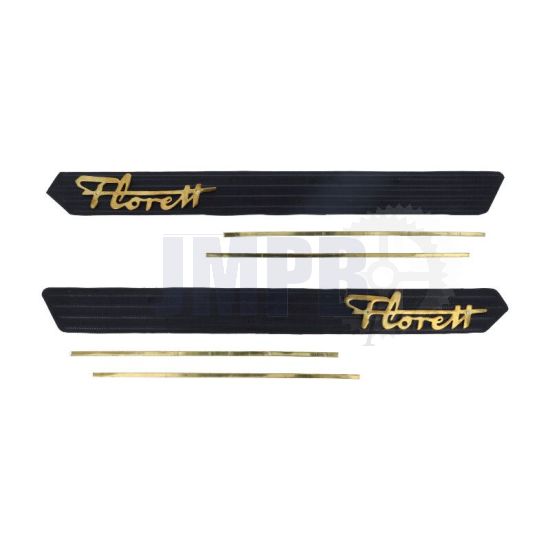 Tank rubbers + Brass emblem Kreidler 73/74