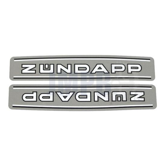 Tank stickers Zundapp 529 Short Track Grey