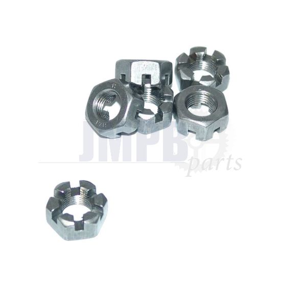 M10X1.5 Castle nut Low Din 937