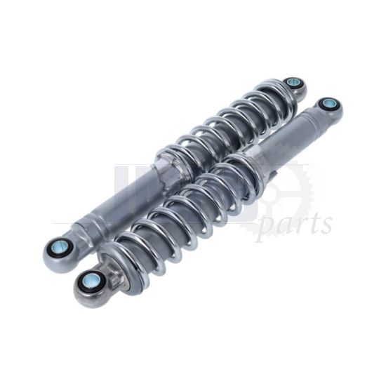 Shock absorbers Grey/Chrome IMCA 300MM