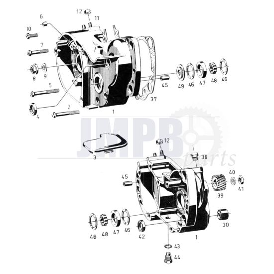 Crankcase Sachs 50/3