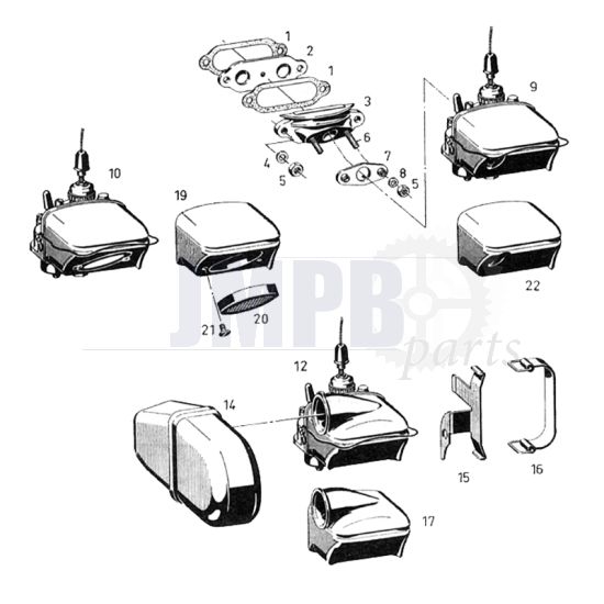 Carburettor Sachs 50/3