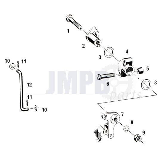 Transmission Rod Sachs 50/4 EKF