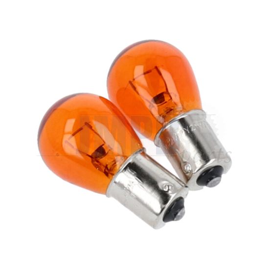 Lamp BAU15S 12V PY21W Orange – 2-piece