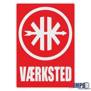 Vaerksted Sticker Kreidler Danish