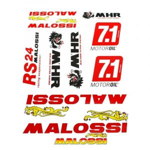 Stickerset Malossi Red 10 pieces