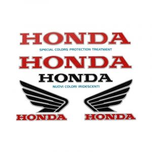 Sticker Honda Wing Woman Black 140X155MM