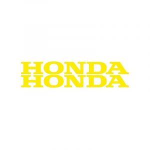 Stickerset Honda Word Yellow 12CM