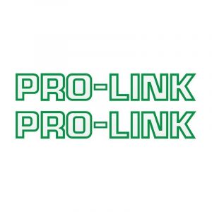 Stickerset Pro-Link Green on Transparent 26CM