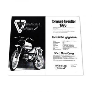 Poster Kreidler "Formule Kreidler 1978" Reprint