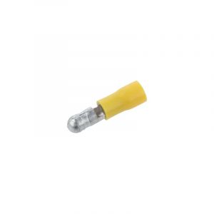 Round Plug Insulated Yellow 5MM A-Quality