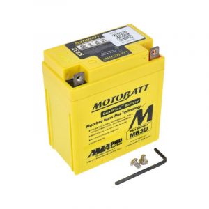 Battery 12 Volt MotoBatt MB3U 3.8 Ah