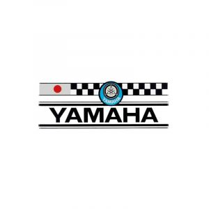 Sticker Yamaha Logo Round 100MM