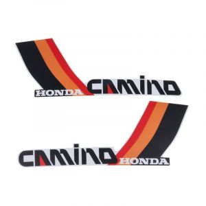 Stickerset Tank Honda Camino Red/Orange/Black/White