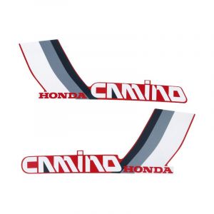 Stickerset Tank Honda Camino Grey/White/Red