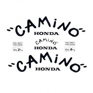 Stickerset Tank Honda Camino Funny Special Black