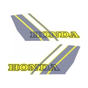 Stickerset Tank Honda Camino Special Grey/Black/Yellow