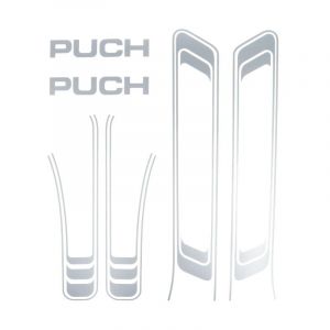 Stickerset Puch Maxi Lines Silver A-Quality