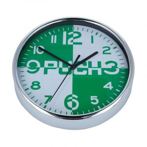 Puch Clock White/Green