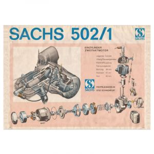 Poster "Sachs 502/1" Reprint