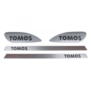 Stickerset Tomos S1 Silver/Black/Brown