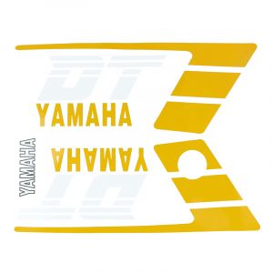 Stickerset Yamaha DT50MX Yellow/White