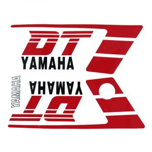 Stickerset Yamaha DT50MX Red/Black