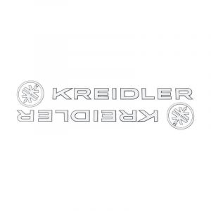 Tank stickerset Kreidler + Logo White/Black
