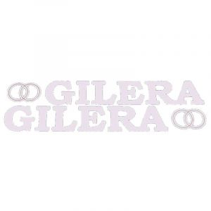 Stickerset Gilera + Logo White