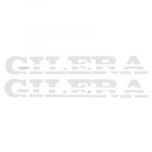 Stickerset Gilera Turbo Cut text White