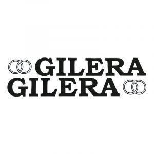 Stickerset Gilera + Logo Big Black