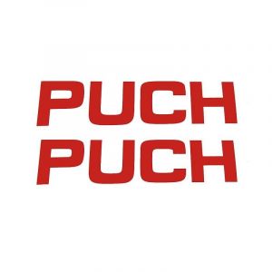 Sticker Puch 120X35MM Red 2 pieces