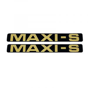 Stickerset Maxi-S Black/Gold 172X23MM