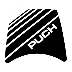 Sticker Headlight spoiler Puch Maxi Black
