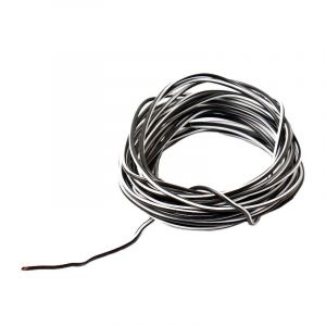  Electric wire 5 Mtr Packed.. - 1.0MM² Black/White
