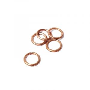 Copper ring filled 6X10X1.5MM Din 7603C