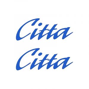Sticker set Citta Word Blue
