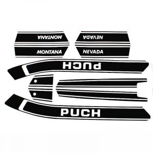 Stickerset Puch Montana/Nevada Black/White