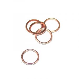 Copper ring filled 10X14X1.5MM Din 7603C