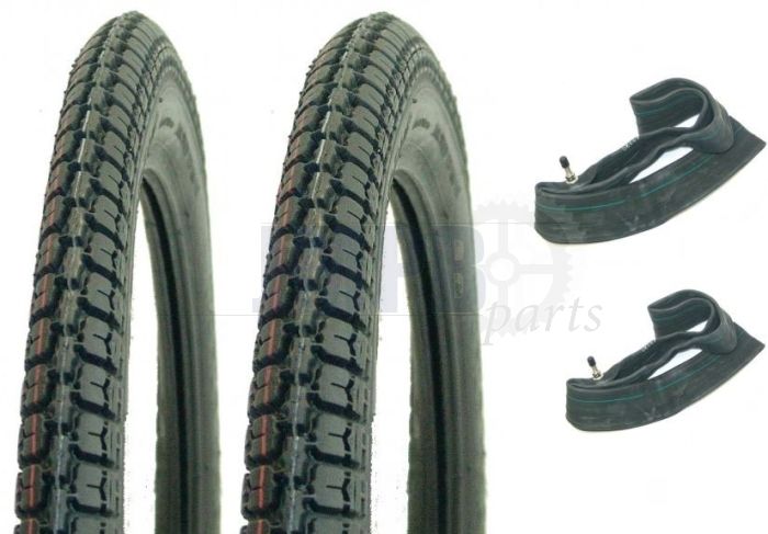17 Inch Set Deestone Tires D776 2.25X17 + Innertubes